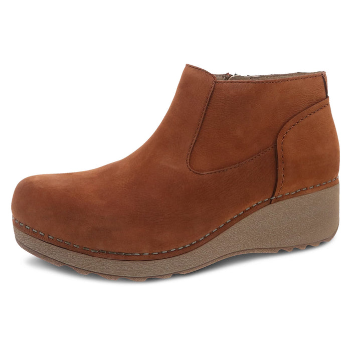 Dansko Women's Charlene Ginger Nubuck Ankle Boot