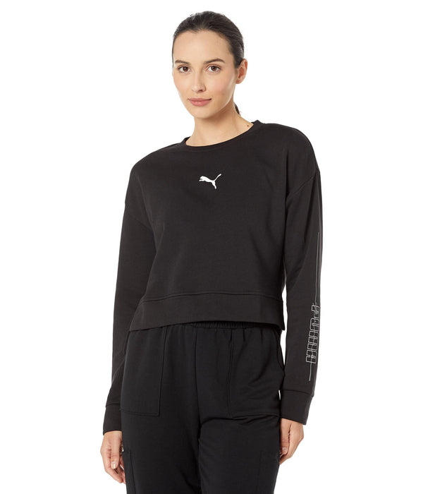 PUMA Neon Dreaming High-Low Crew Cotton Black XL