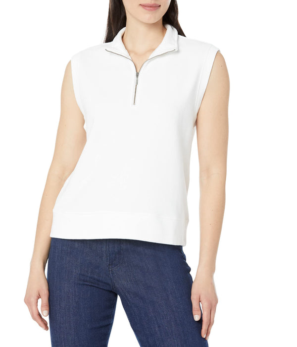 Mod-o-doc French Terry 1/2 Zip Vest White XL (US 16)