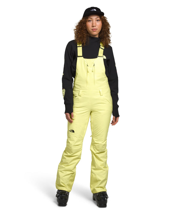 The North Face Freedom Insulated Bib Womens Snowboard Pants Sun Sprite Sz L