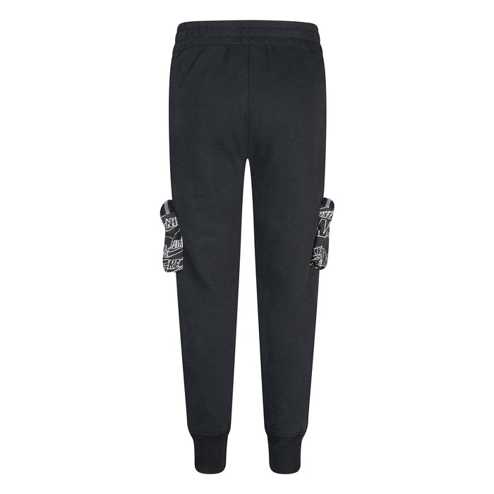 Nike Kids Boys Sportswear Logo Pants (Toddler/Little Kids) Black 4 Little Kid