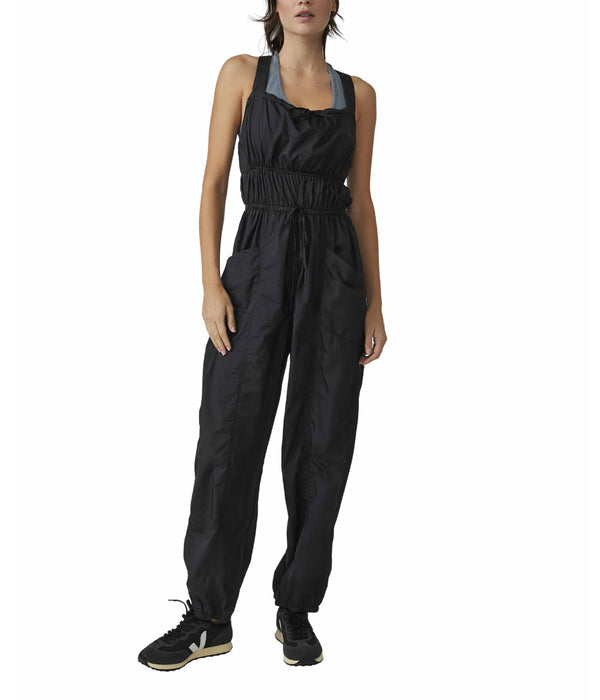 Free People Tropic Sport One-Piece Black LG (Womens 12)