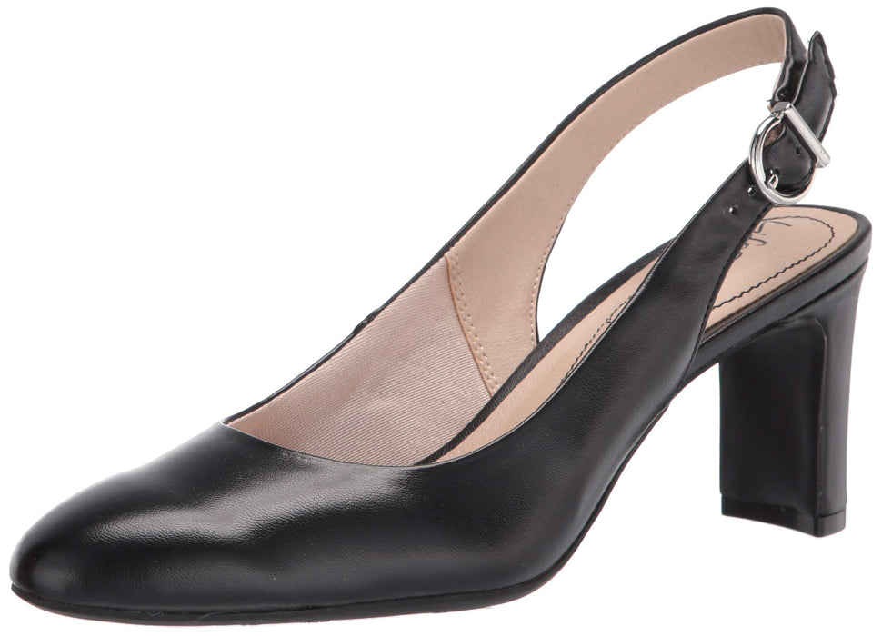 LifeStride Women's Gigi Sling Pumps, Black, 8