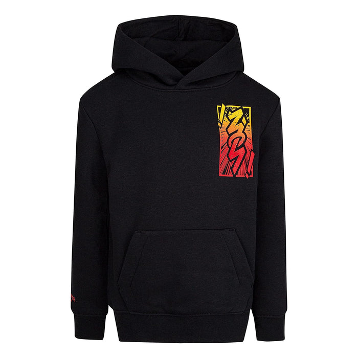 Jordan Boys Zion Pullover Hoodie (Little Kids) Black 7 (Little Kid)