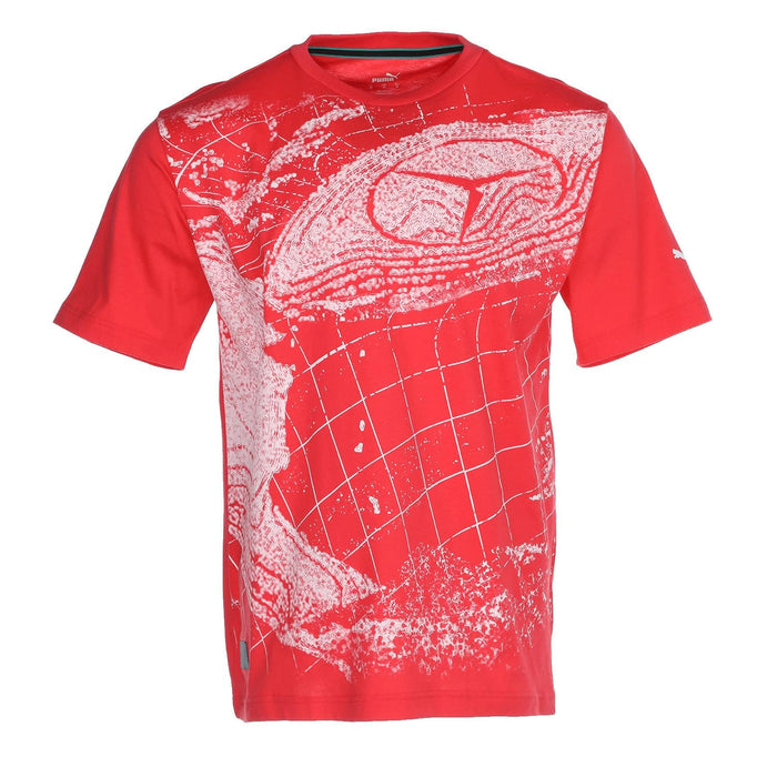 PUMA Mercedes F1 Statement Graphic Tee Hibiscus MD