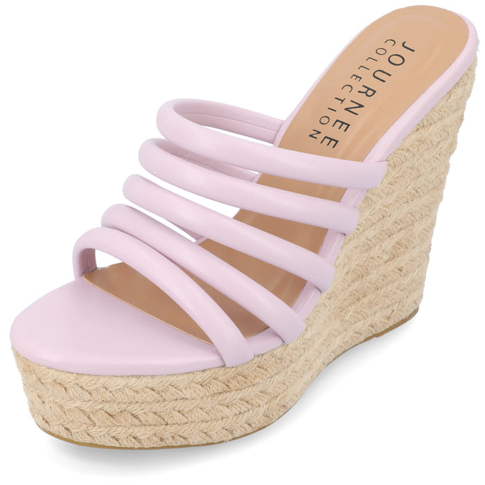 Journee Collection Women's Cynthie Wedge Sandals