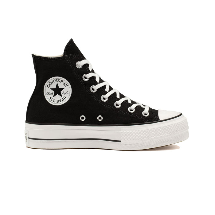 Converse Chuck Taylor All Star Womens' High Top Platform Sneakers, Black/White, 5