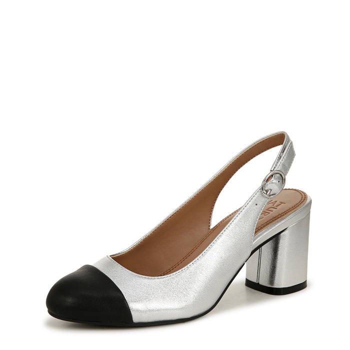 Naturalizer Womens Sophie Cap Toe Slingback Pumps