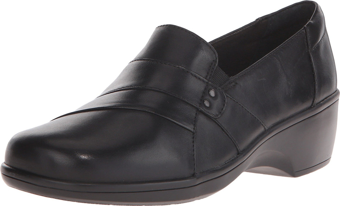 Clarks Women's May Slip On Loafer, Black, 9.5