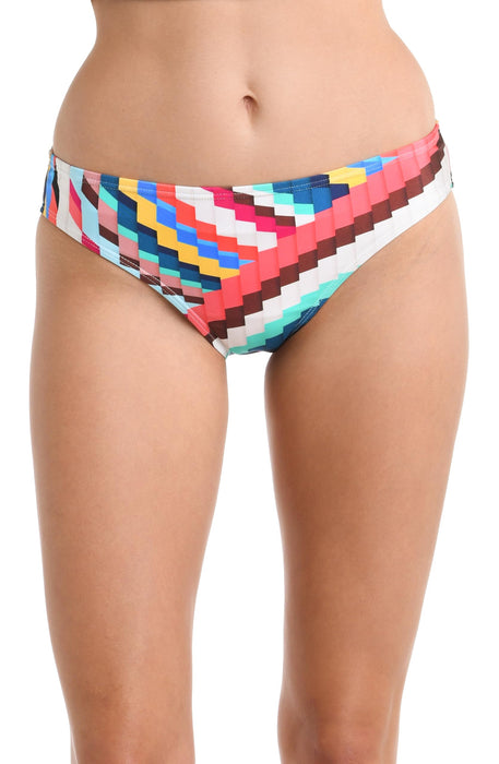 La Blanca Women's Island Goddess Solid Hipster Swim Bottoms