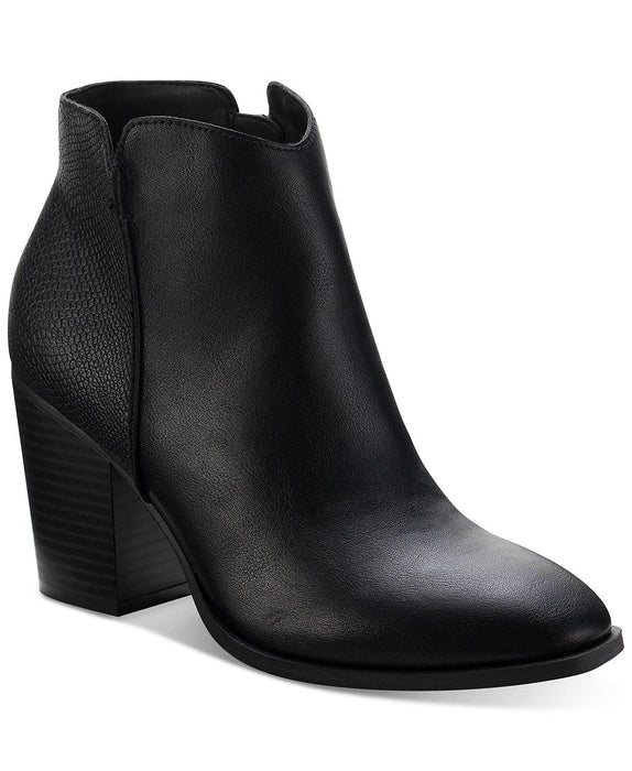 Sun + Stone Womens' Graceyy Faux Leather Ankle Boots