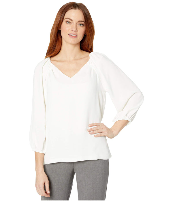 Trina Turk Tamarin Top Whitewash PT (US 00-2)