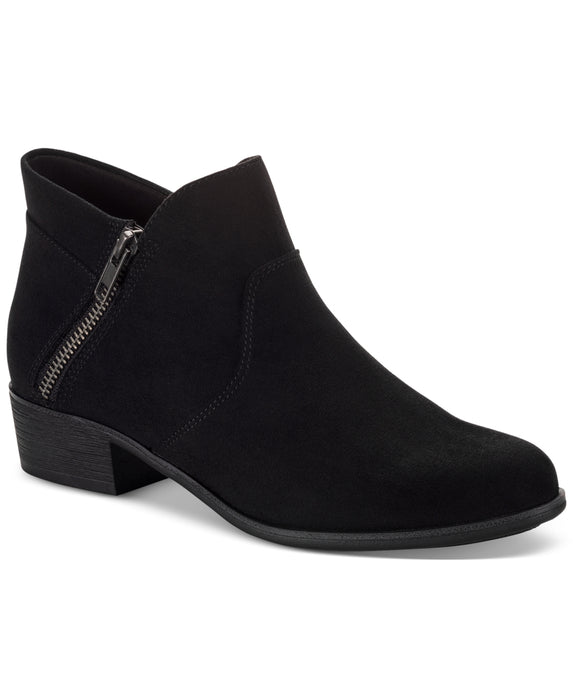 Sun + Stone Women's Adelinee Double Zip Ankle Booties