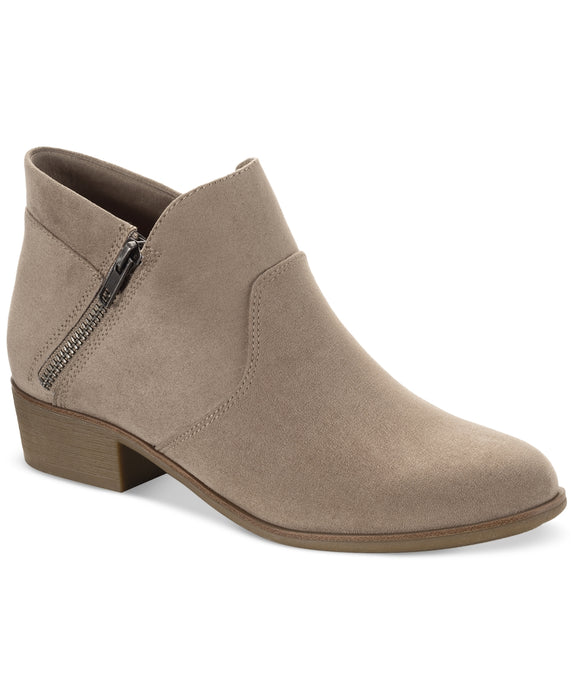 Sun + Stone Women's Adelinee Double Zip Ankle Booties