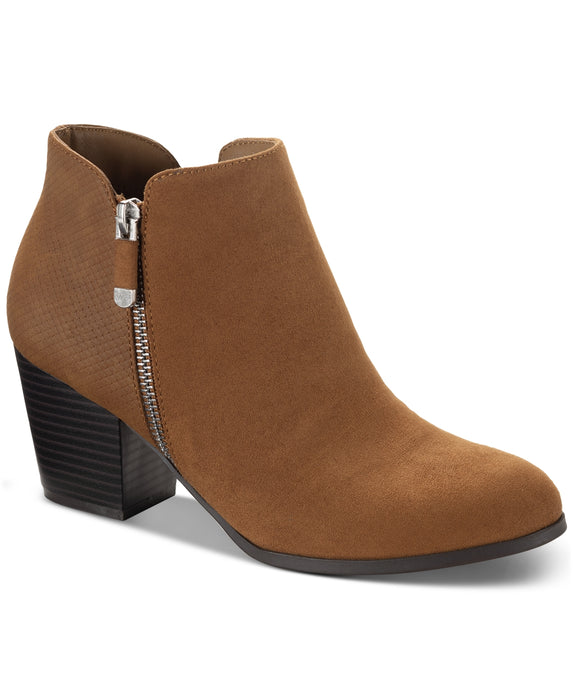 Style & Co Women's Masrinaa Ankle Booties, Created for Macy's - Rust