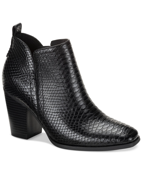 Sun + Stone Womens' Pollyy Faux Leather Dress Booties