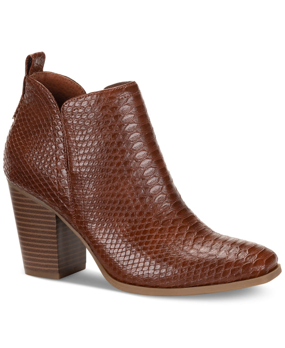 Sun + Stone Womens' Pollyy Faux Leather Dress Booties