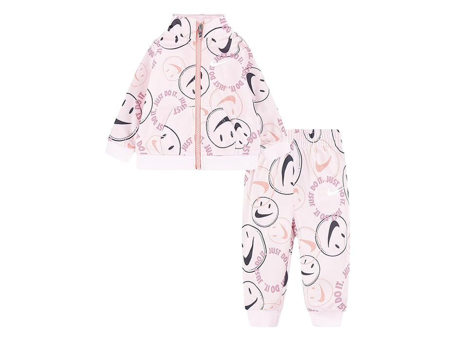 Nike Baby Boys All Over Print Tricot Set (Infant) Pink Foam 6 Months (Infant)