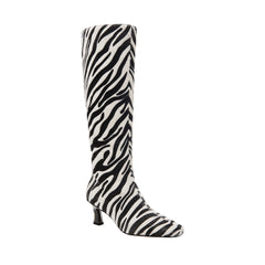 Katy Perry Women's The Zaharrah Boot Knee High, Zebra Multi, 8