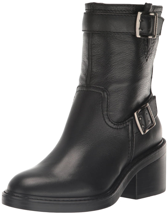 Vince Camuto Women's Vergila Ankle Boots, Black Leather, 8.5