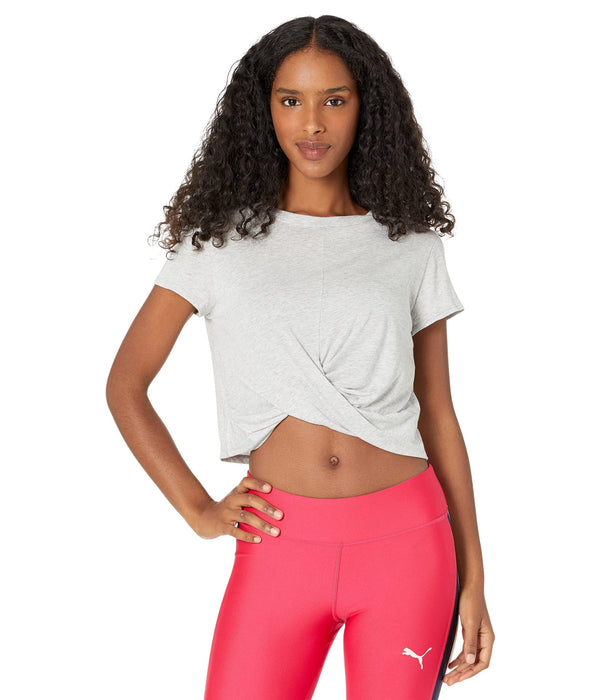 PUMA Live It Up Tee Light Gray Heather/Puma White XL