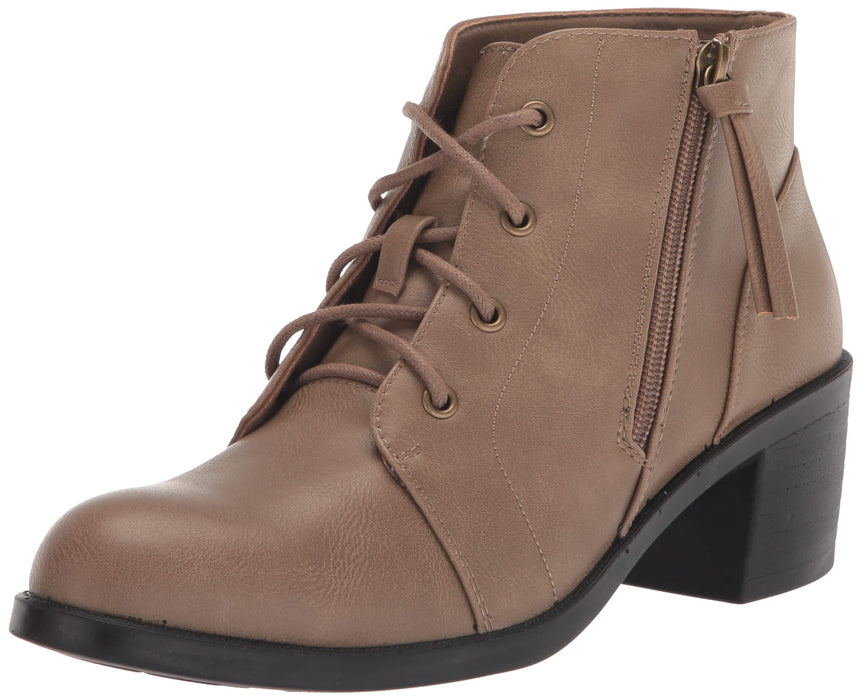 Easy Street Women's Becker Ankle Boots, Taupe, 6.5