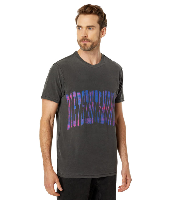 Diet Starts Monday Bodysnatcher Tee Blue/Pink SM