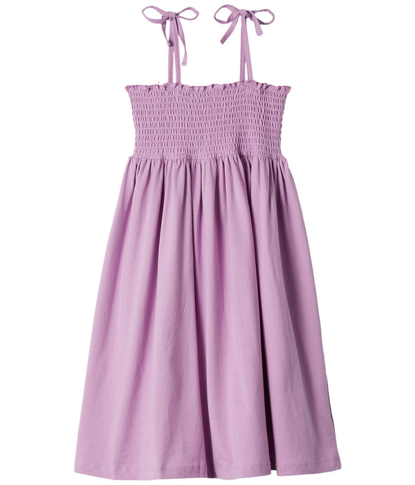 #4kids Girls Dress Smocked Essential MD 8 Big Kid