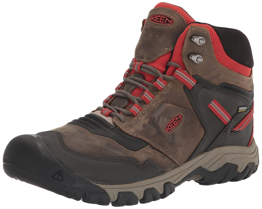 KEEN Men's Ridge Flex Mid Height Flexible Waterproof Hiking Shoe