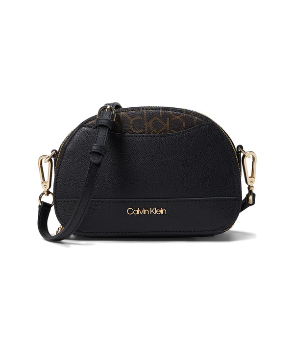 Calvin Klein Ashley Crossbody Black/Brown/Khaki One Size