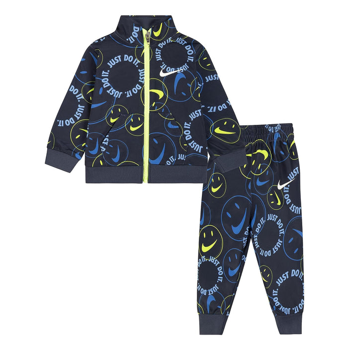 Nike Baby Boys All Over Print Tricot Set (Infant) Midnight Navy 24 Months