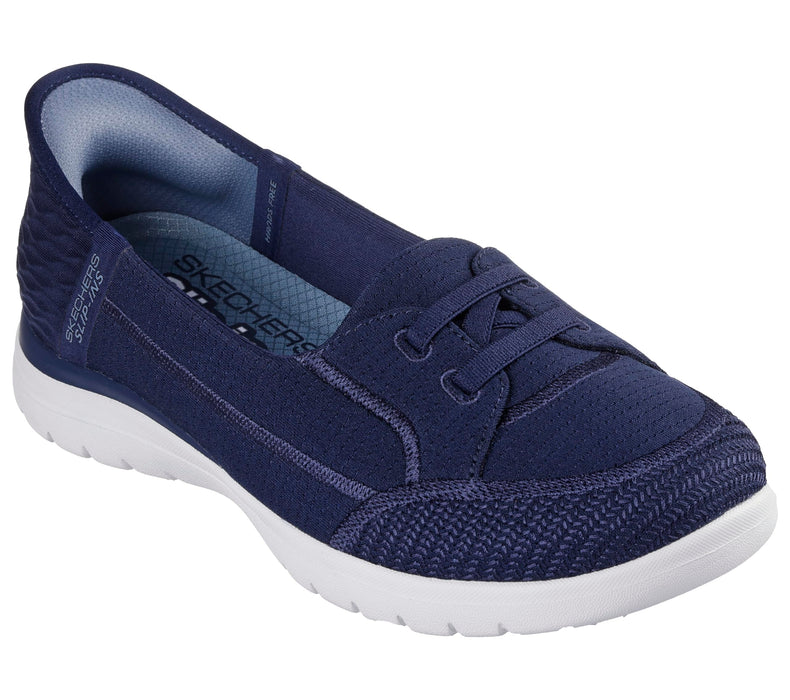 Skechers Women's On-The-Go Flex-Top Notch Hands Free Slip-Ins Loafer Flat