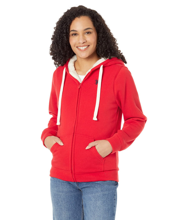 U.S. POLO ASSN. Basic Fleece Jacket Racing Red LG