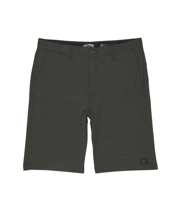 Billabong Boys Crossfire Walkshorts (Big Kids) Asphalt 30 (20 Big Kid)