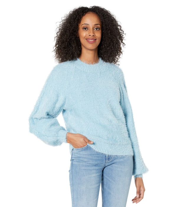 Show Me Your Mumu Vienna Sweater Frosty Blue Knit SM