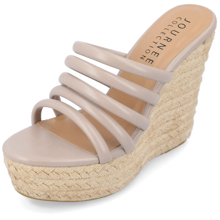 Journee Collection Women's Cynthie Wedge Sandals