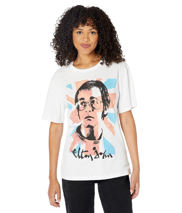 Chaser Cotton Jersey Short Sleeve Crew Tee White MD