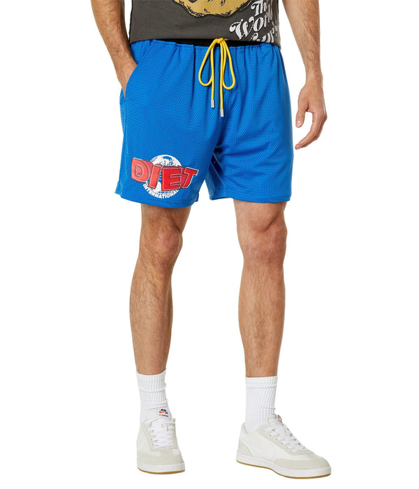 Diet Starts Monday Globe Mesh Shorts Blue MD