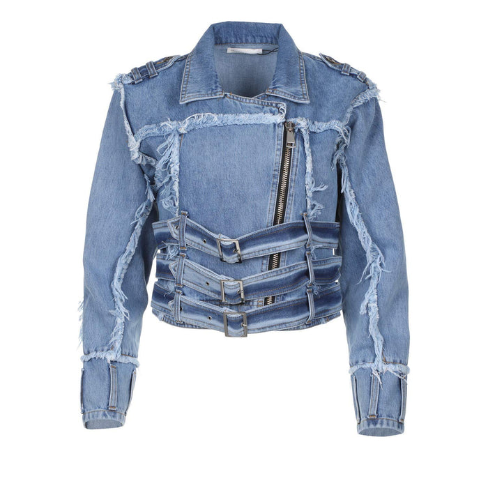 Faith Connexion Belts Denim Jacket Indigo XS