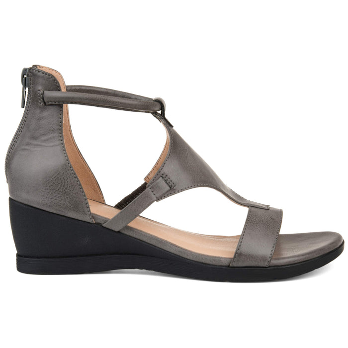 Journee Collection Women's Trayle Wedge Sandals