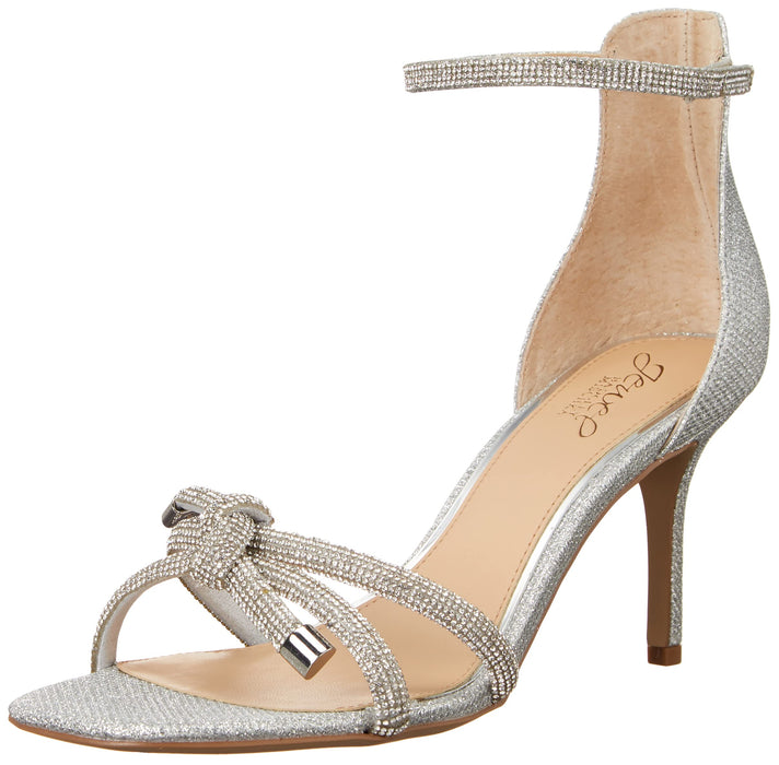 Jewel Badgley Mischka Women's Lenny Heeled Sandals, Lt Gold, 8.5