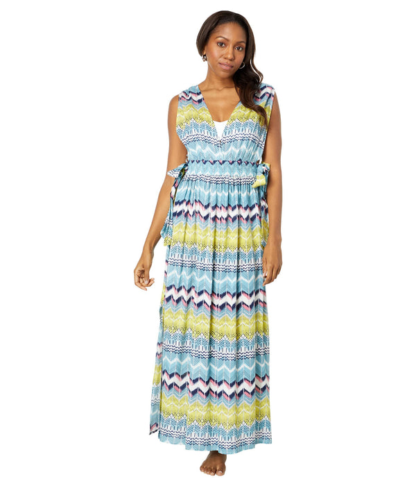 America & Beyond Arabian Dew Maxi Dress Aztec MD