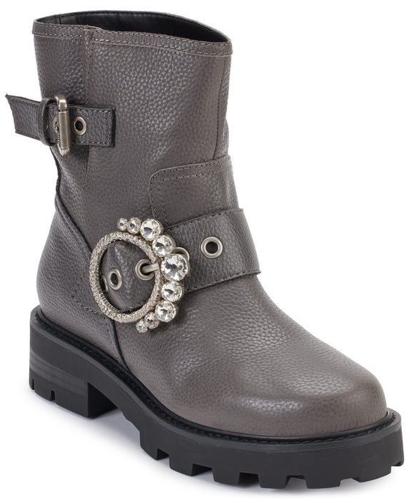 Karl Lagerfeld Paris Womens' Lug Sole Marceau Combat Boots