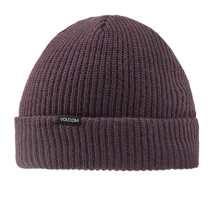 Volcom Polar Lined Beanie Black Plum One Size