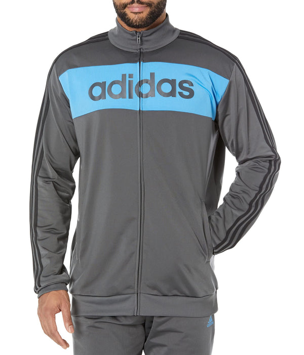 Adidas Mens Big and Tall Tricot Track Jacket MD Tall