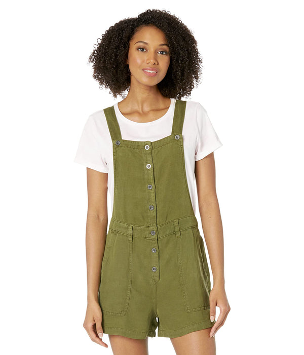 bella dahl Stevie Cuffed Overalls Fresh Olive SM