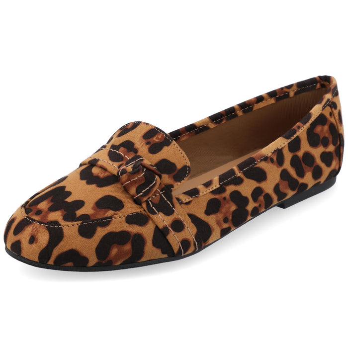 Journee Slip-On Knotted Loafer Flat for Women