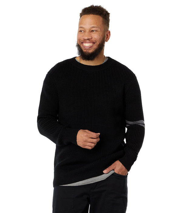 LABEL Go-to Sweater Black/Light Grey MD