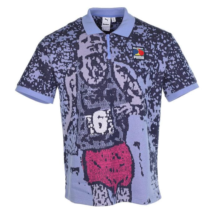 PUMA Puma X Butter Goods Polo Elektro Purple/All Over Print XL