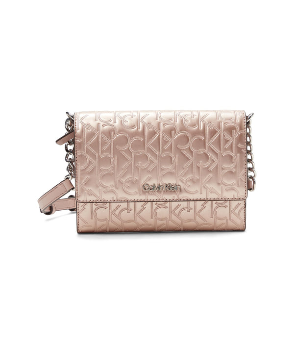 Calvin Klein Key Item Signature Crossbody Rosewood One Size
